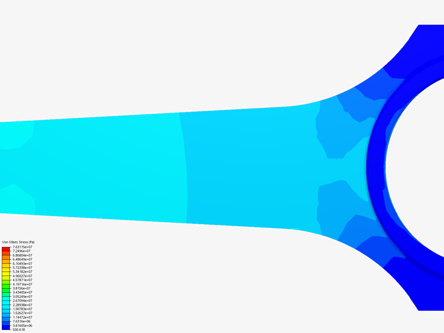 Tutorial 1: Connecting rod stress analysis image