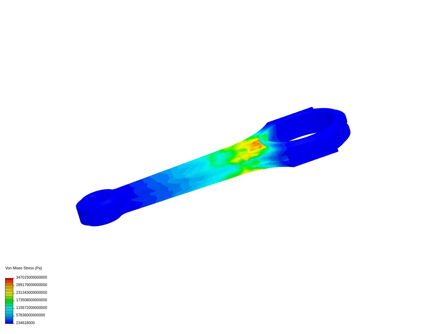 Tutorial 1: Connecting rod stress analysis image