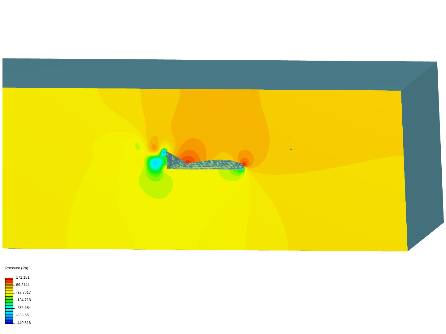 Aileron Upward CFD Analysis image