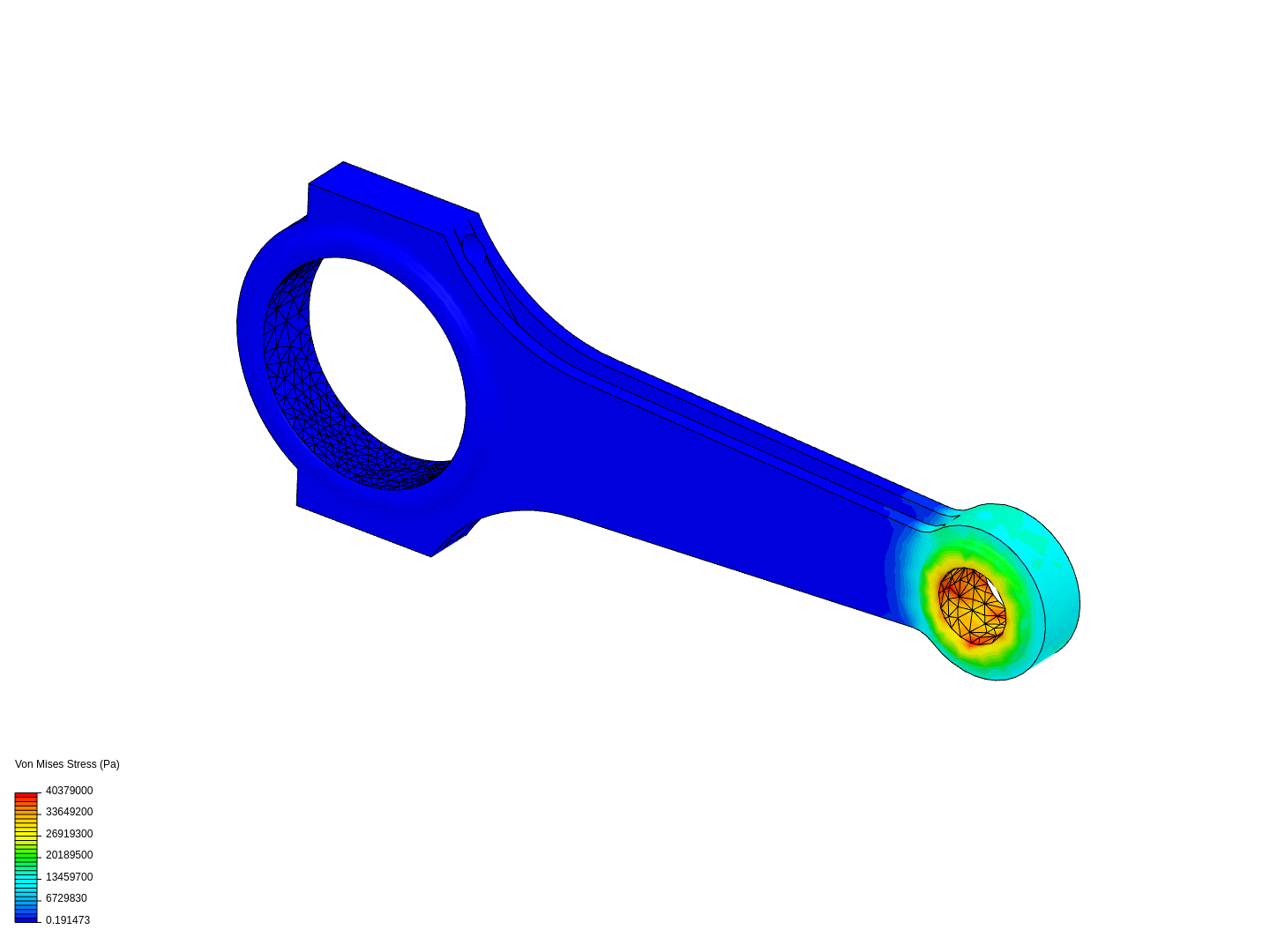 Tutorial 1: Connecting rod stress analysis image