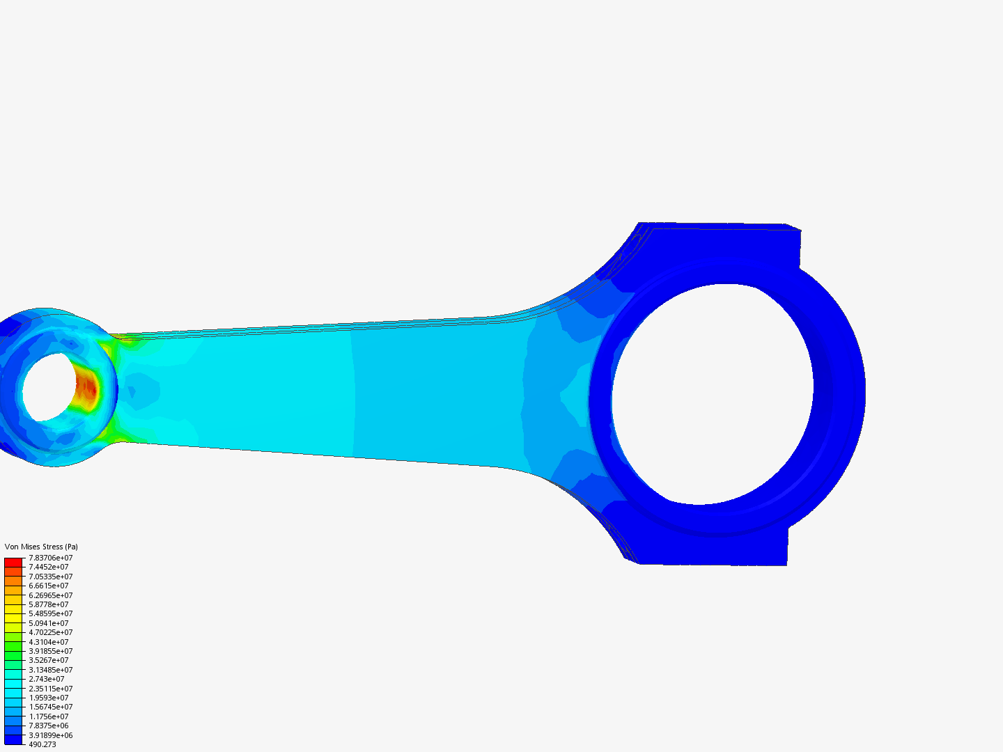 Tutorial 1: Connecting rod stress analysis image