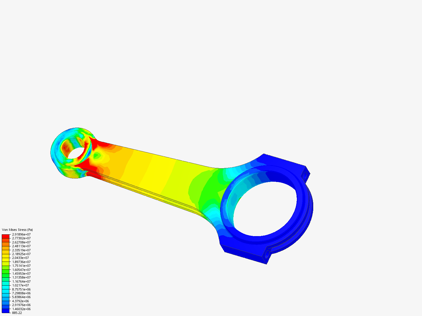 Tutorial 1: Connecting rod stress analysis image