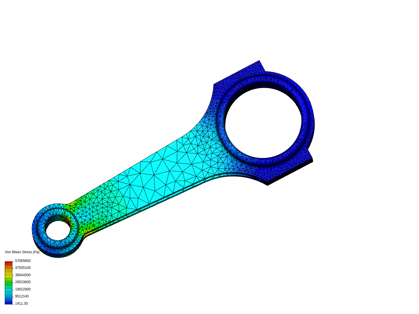 Tutorial 1: Connecting rod stress analysis image