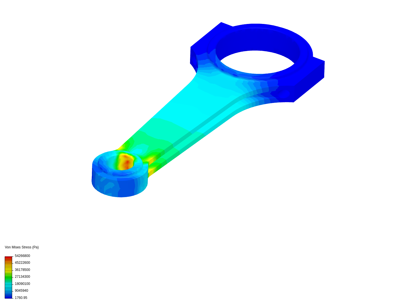 Tutorial 1: Connecting rod stress analysis image