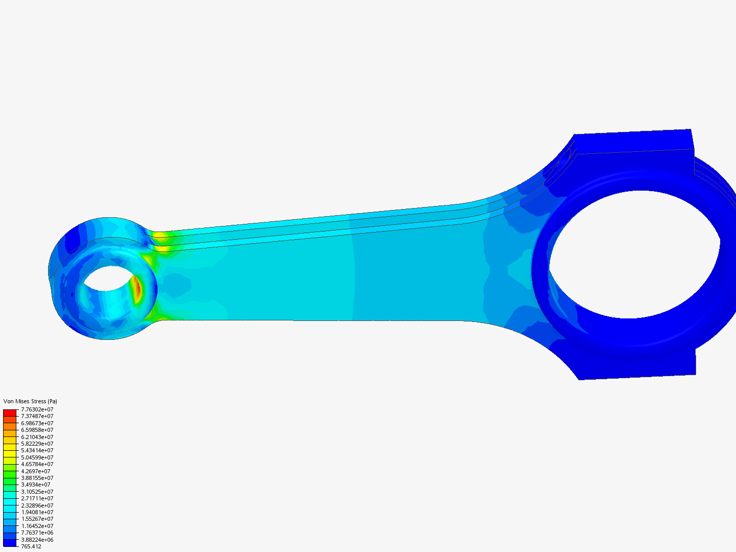 Tutorial 1: Connecting rod stress analysis image