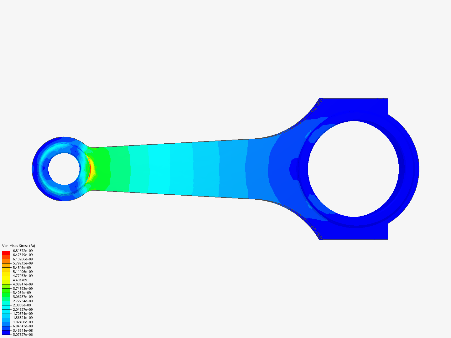 Tutorial 1: Connecting rod stress analysis image