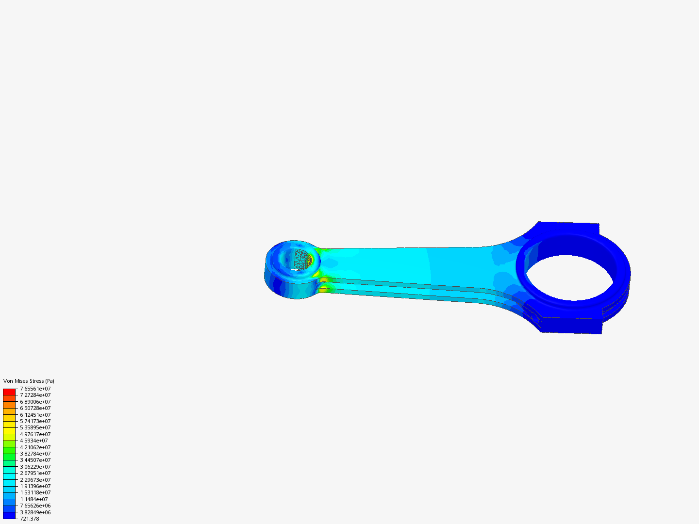 Tutorial 1: Connecting rod stress analysis image