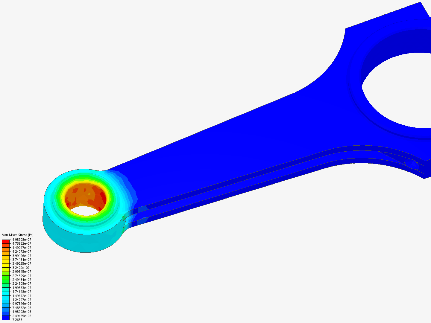 Tutorial 1: Connecting rod stress analysis image