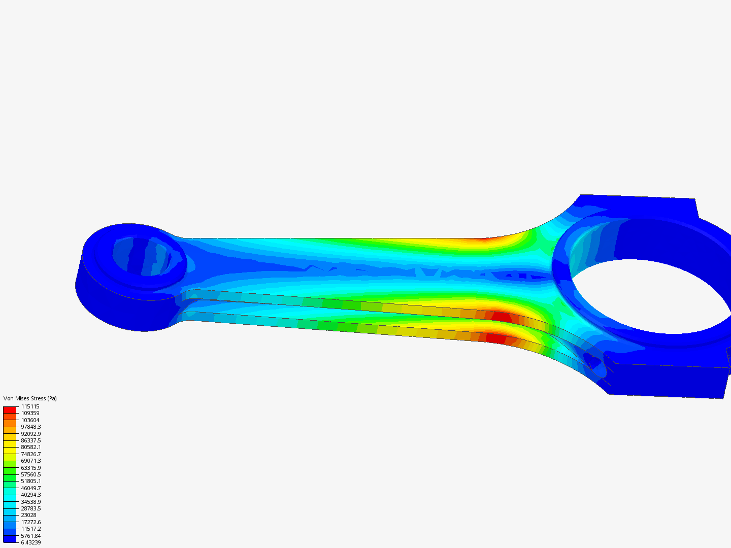 Tutorial 1: Connecting rod stress analysis image