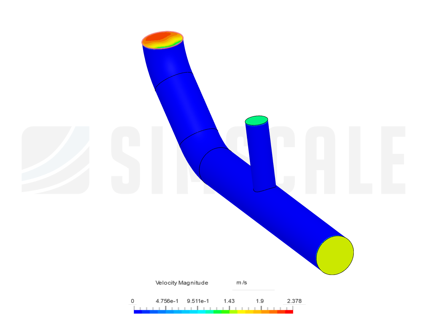 Tutorial: Pipe junction flow image