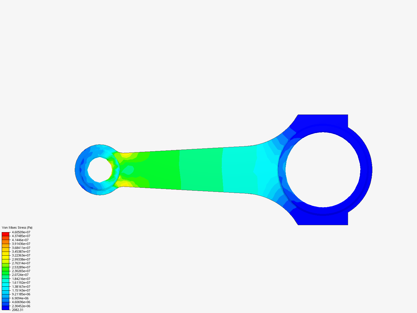 Tutorial 1: Connecting rod stress analysis image