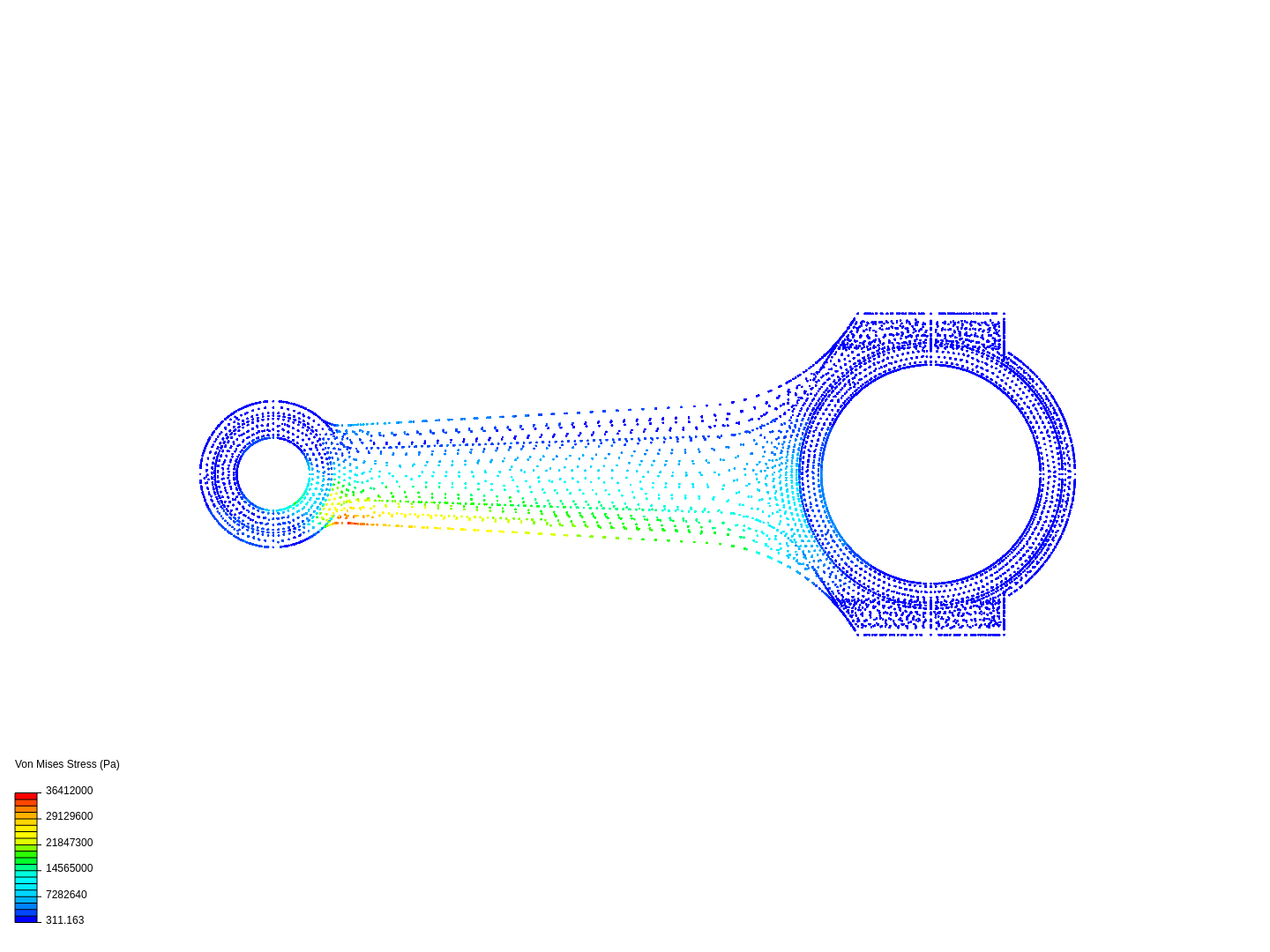 Tutorial 1: Connecting rod stress analysis image