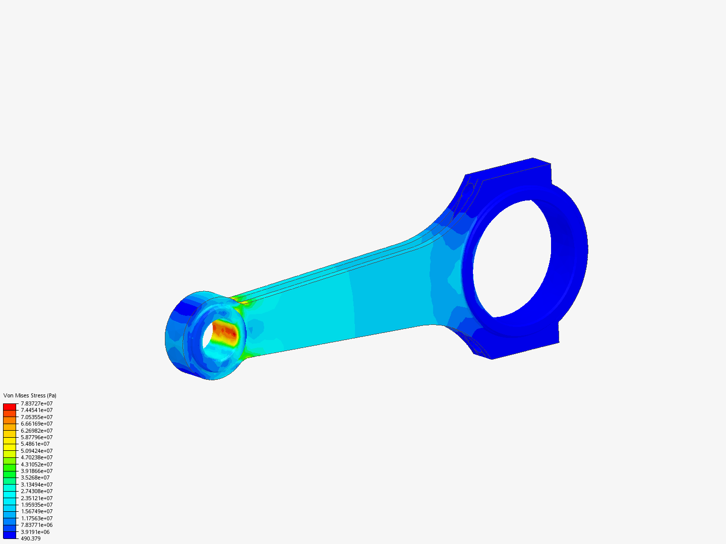 Tutorial 1: Connecting rod stress analysis image