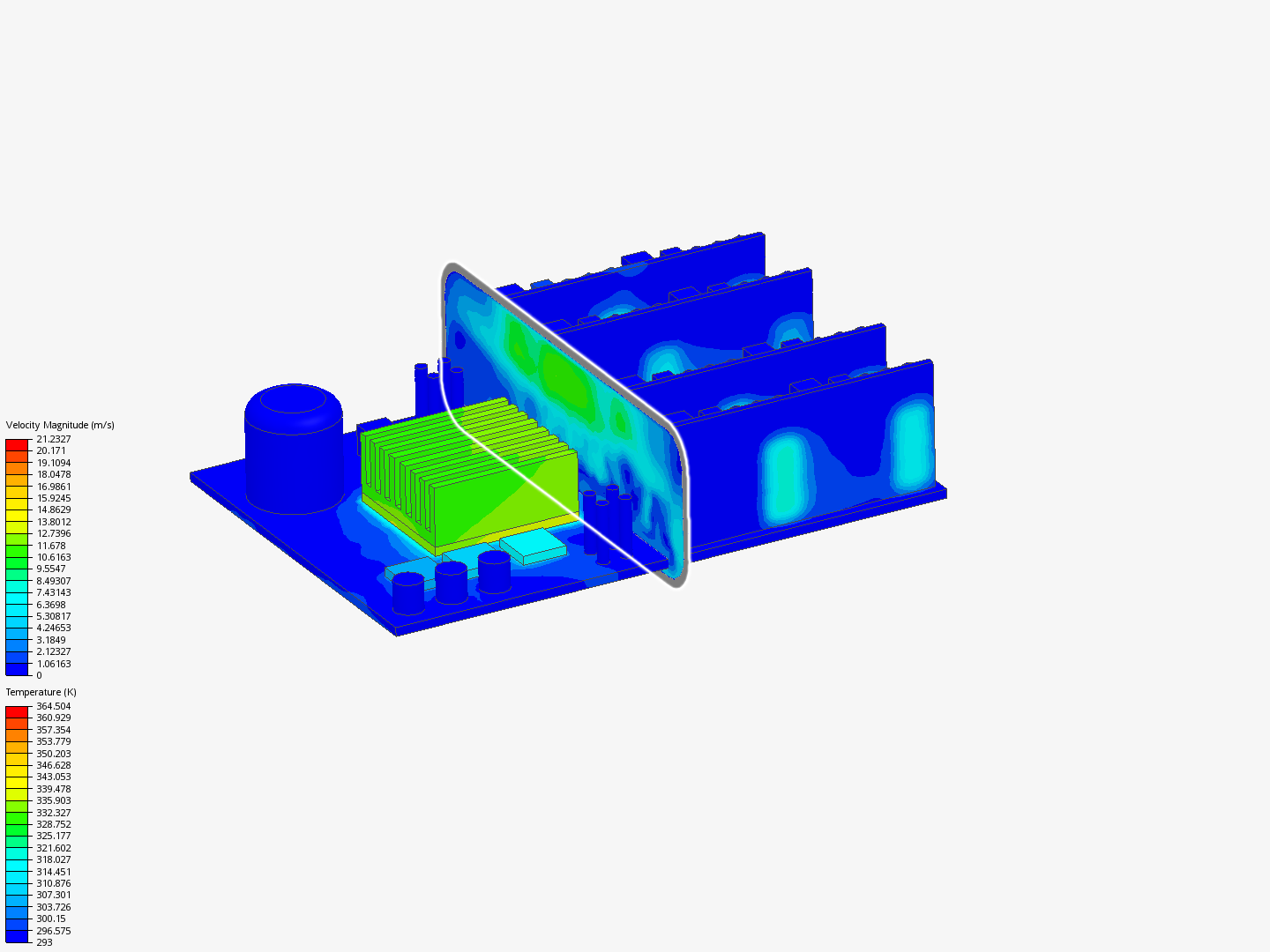 Advanced Tutorial: Thermal Management of an Electronics Box using CHT - Copy image