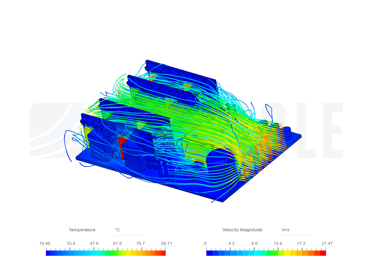 Advanced Tutorial: Thermal Management of an Electronics Box using CHT image