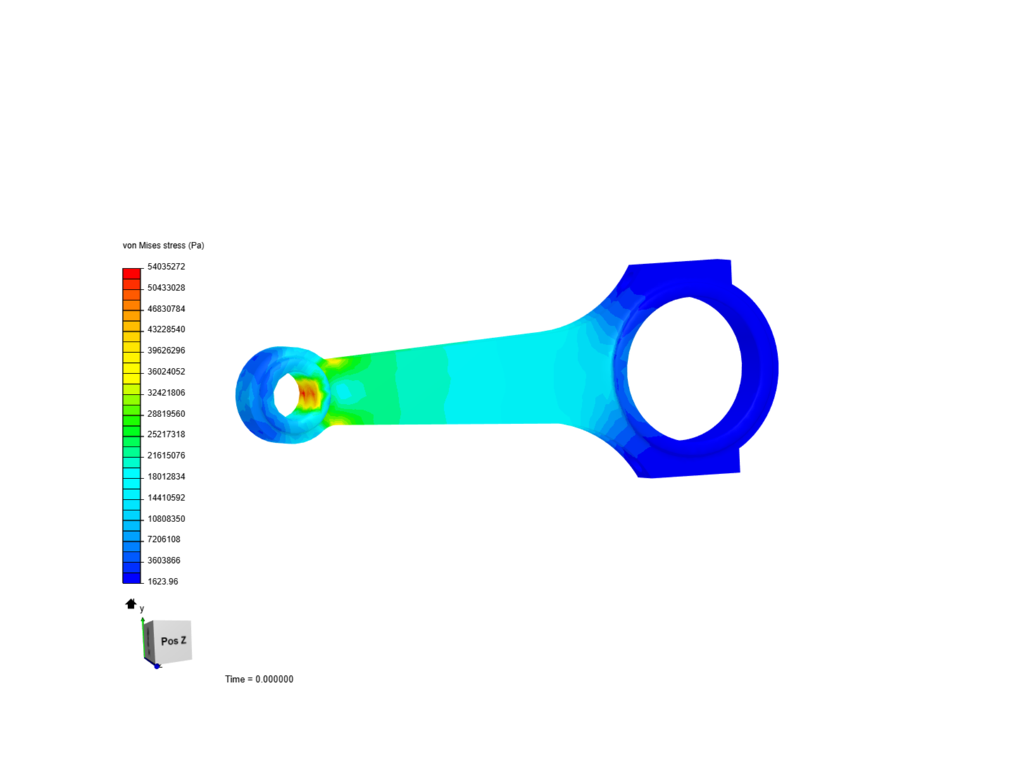 Tutorial 1: Connecting rod stress analysis image