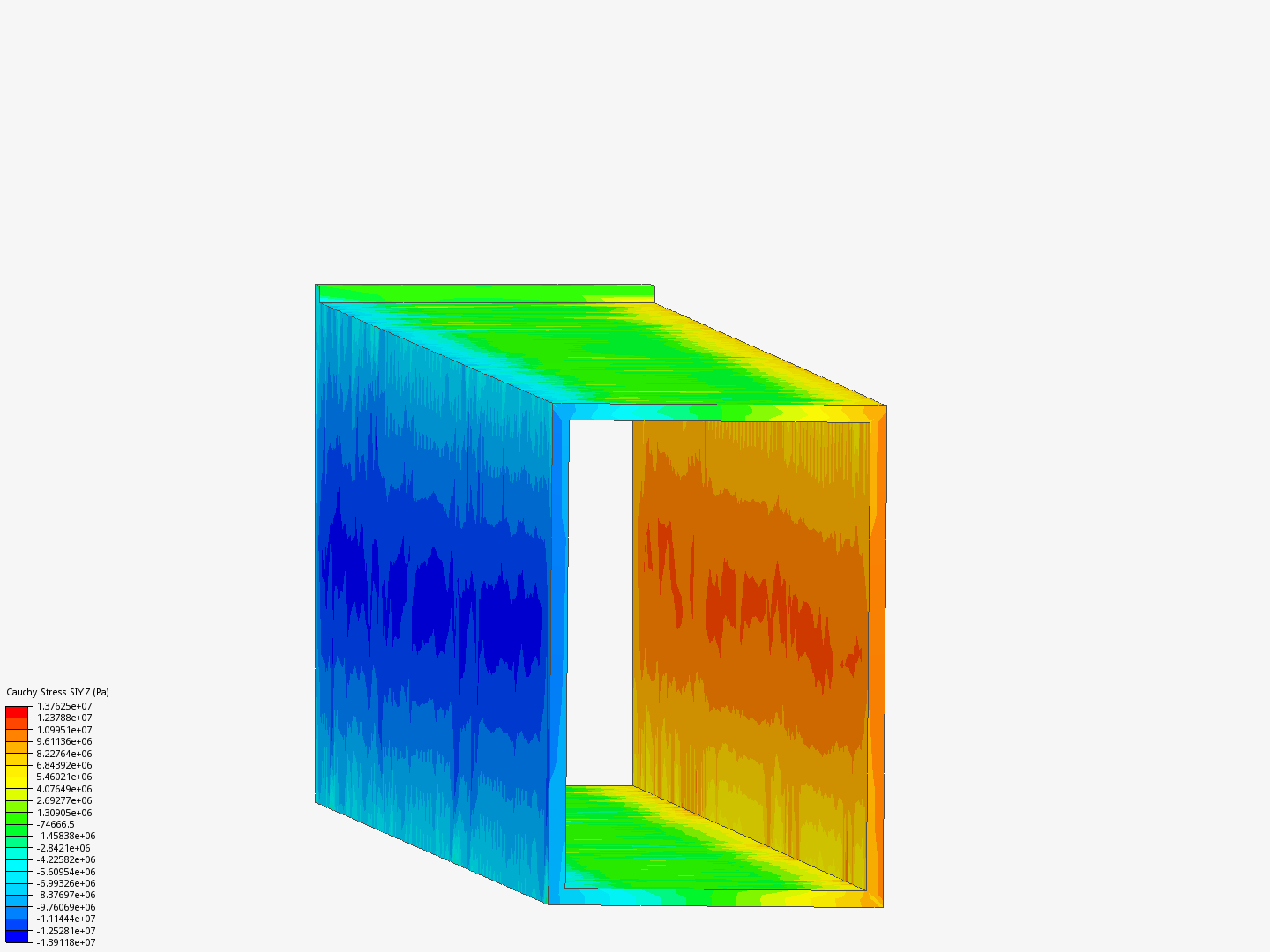 Rectangle tube Torsion Analysis image