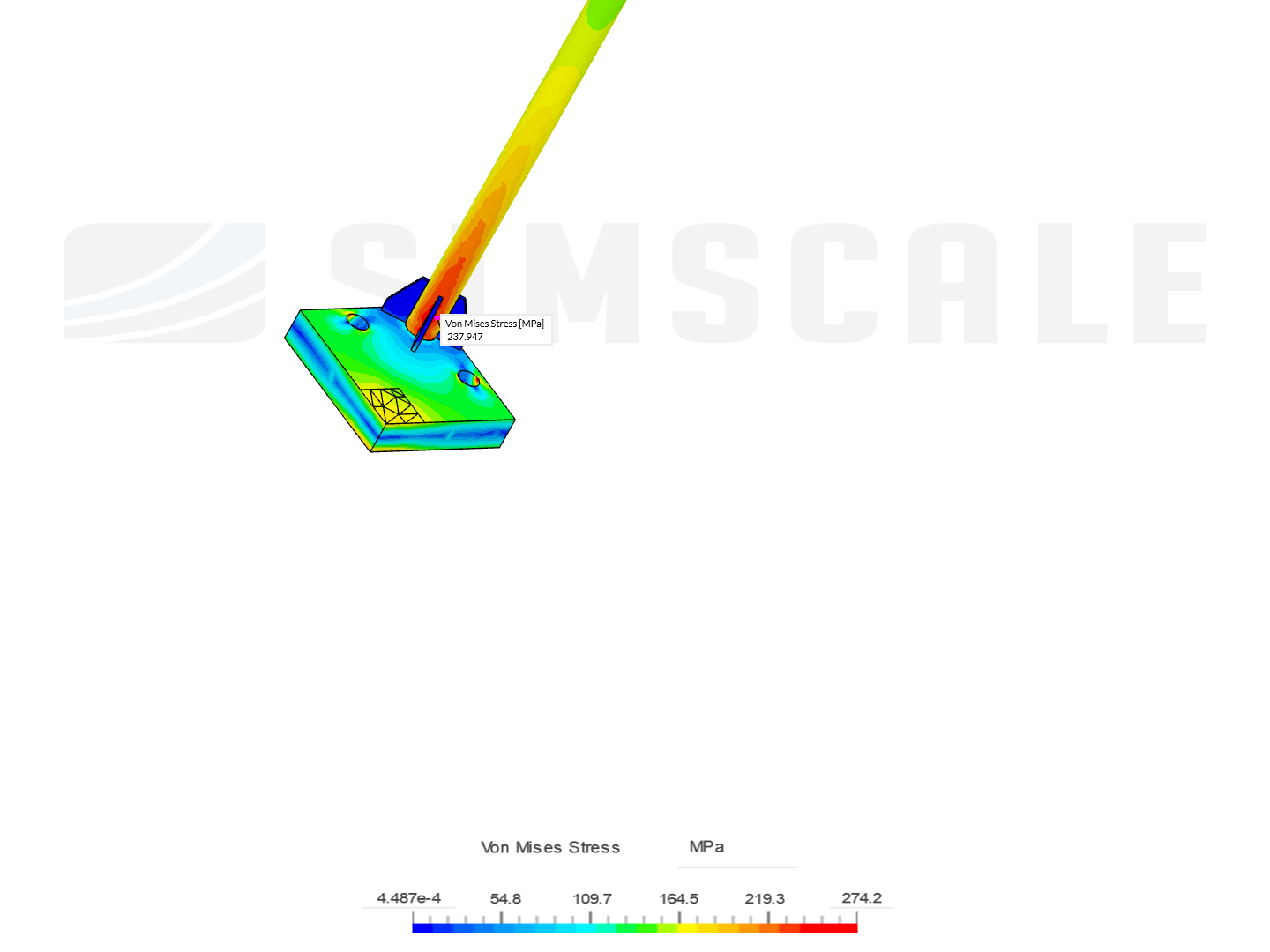 Tutorial 1: Connecting rod stress analysis image