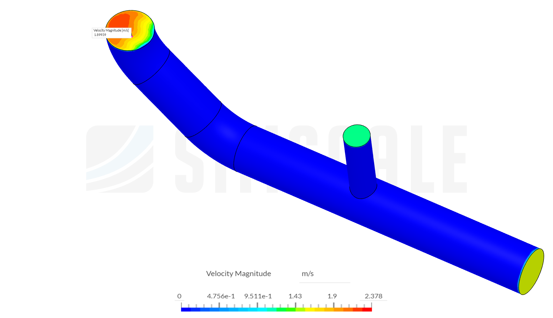 Tutorial: Pipe junction flow image