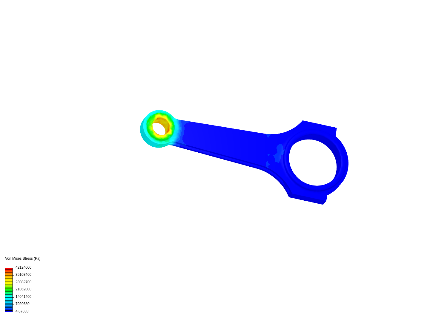 Tutorial 1: Connecting rod stress analysis image