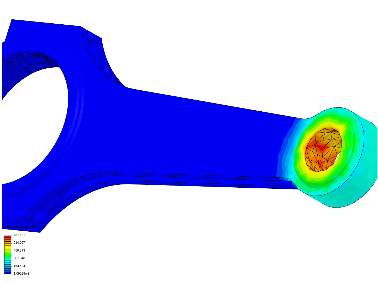 Tutorial 1: Connecting rod stress analysis image