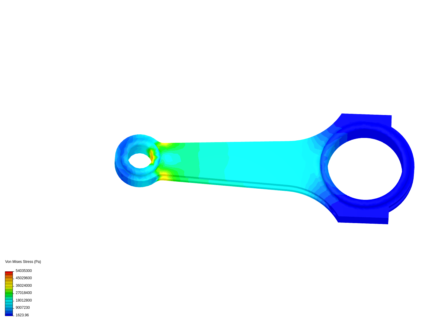 Tutorial 1: Connecting rod stress analysis image