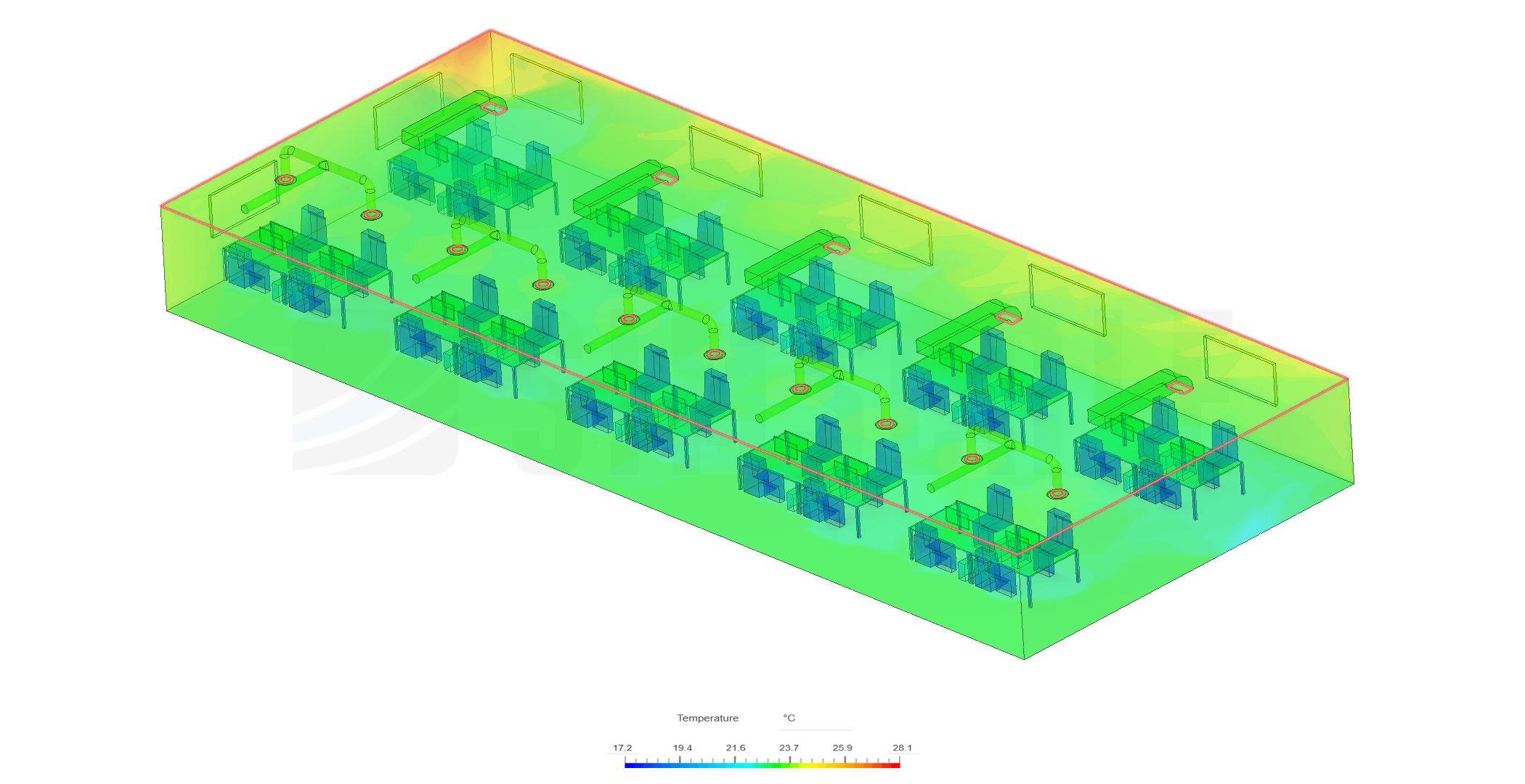 Thermal Comfort of an office space seating 40 people - Copy image