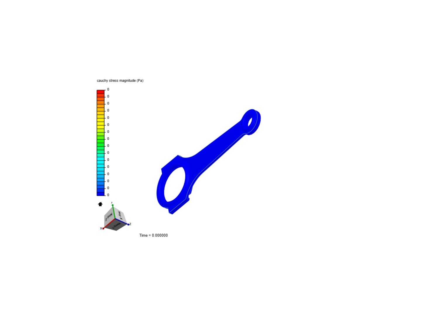 Tutorial 1: Connecting rod stress analysis image