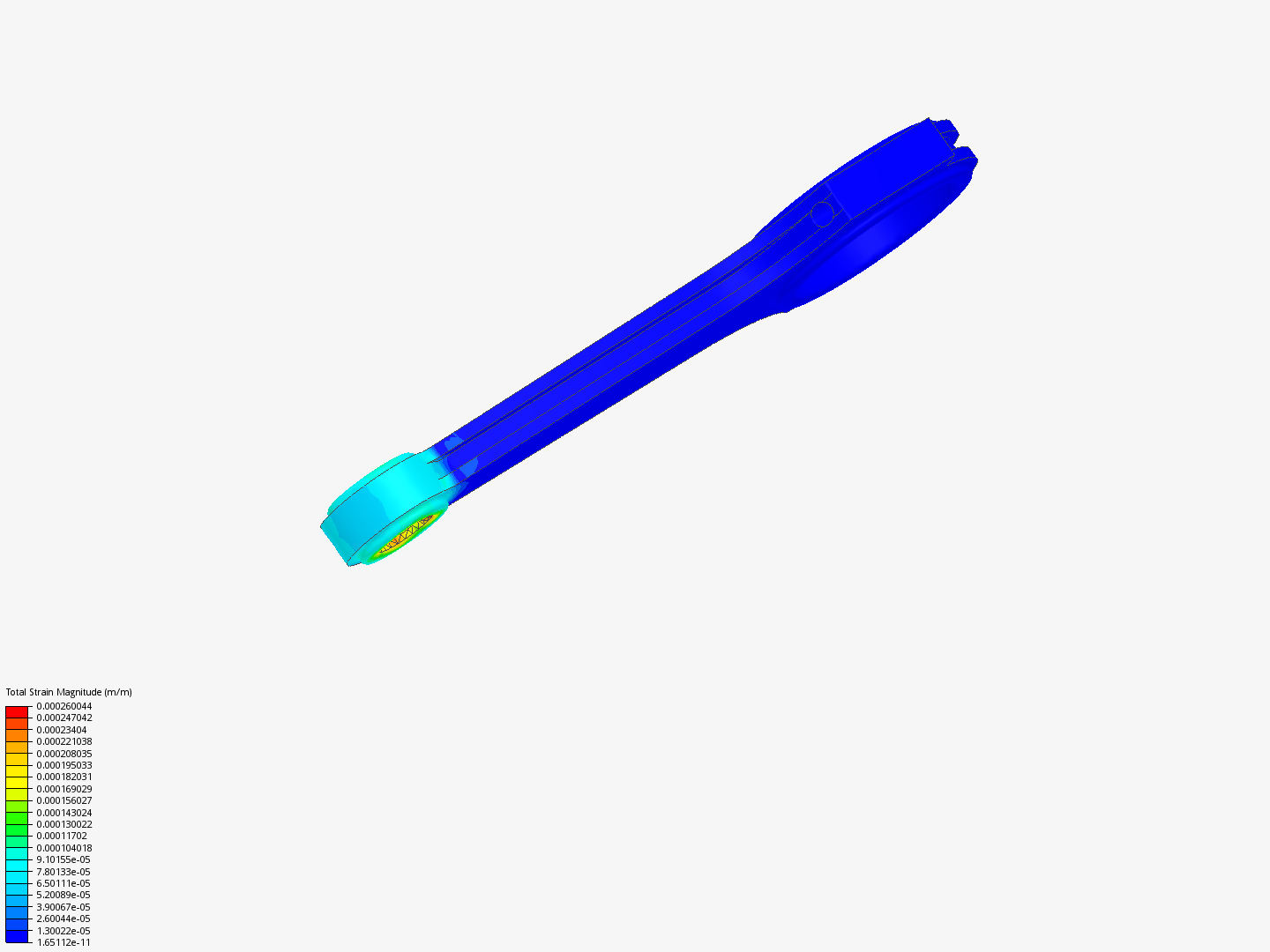 Tutorial 1: Connecting rod stress analysis image