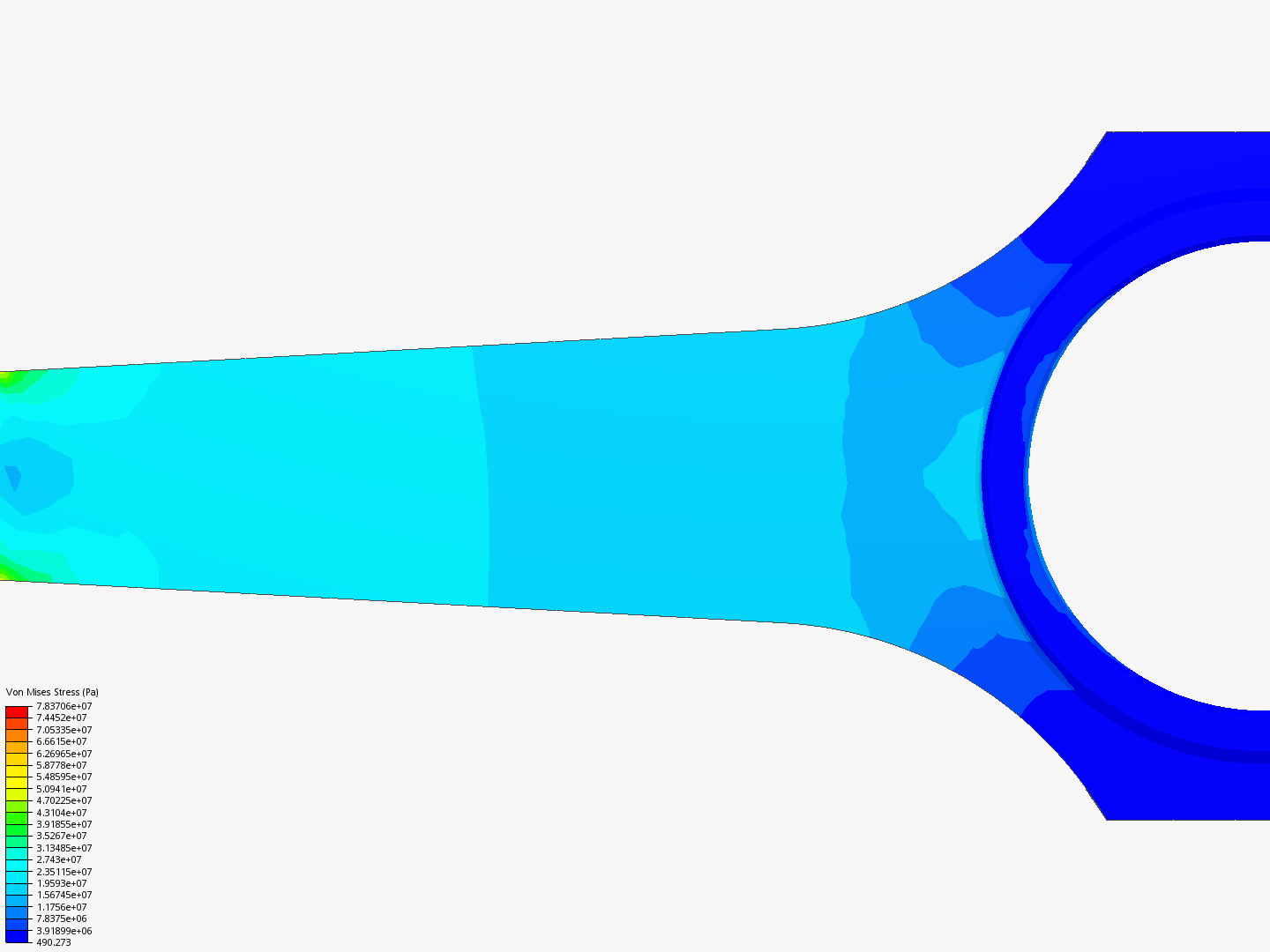 Tutorial 1: Connecting rod stress analysis image