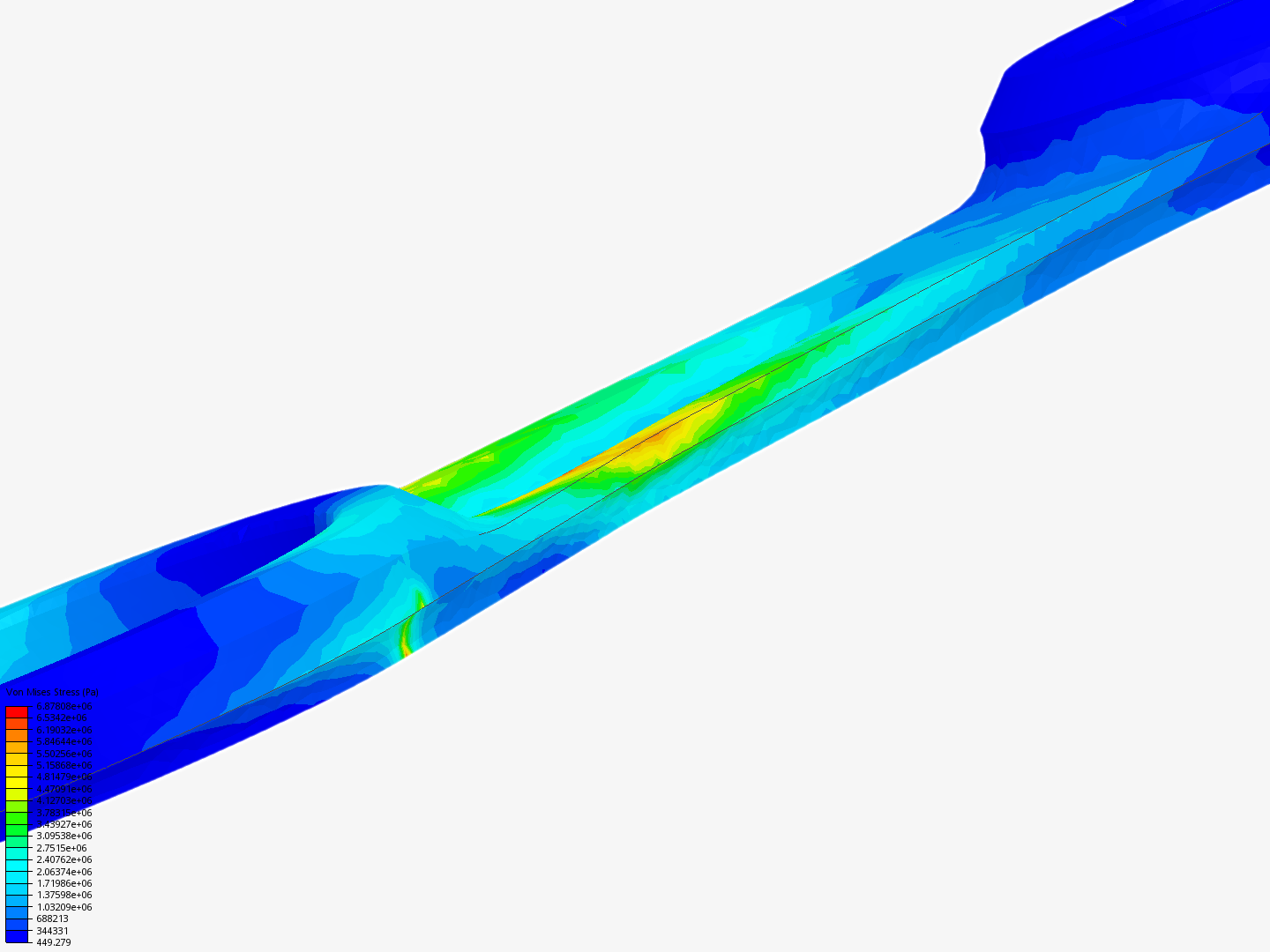 Connecting Rod Stress Analysis -10mm-chamfer - Copy image