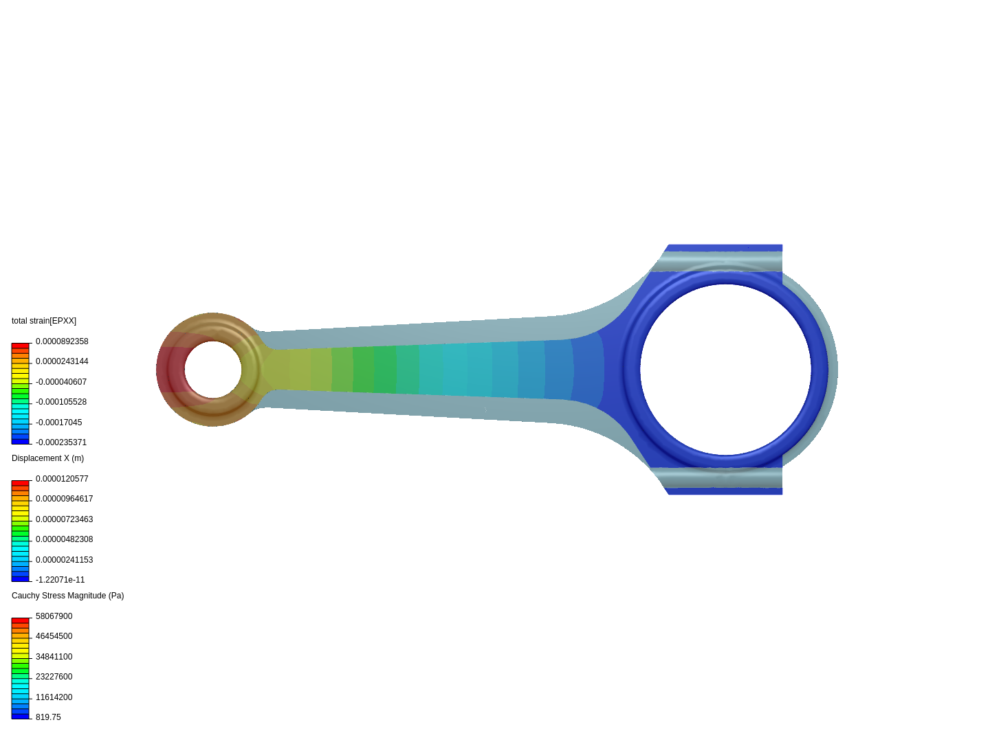 Tutorial 1: Connecting rod stress analysis image