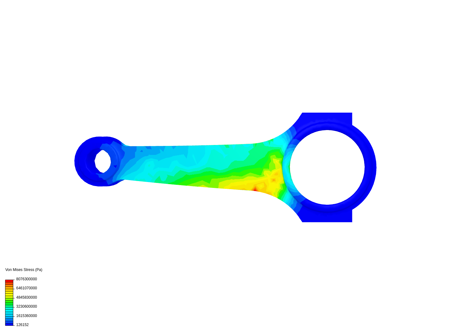 FEA analysis of Connecting Rod image