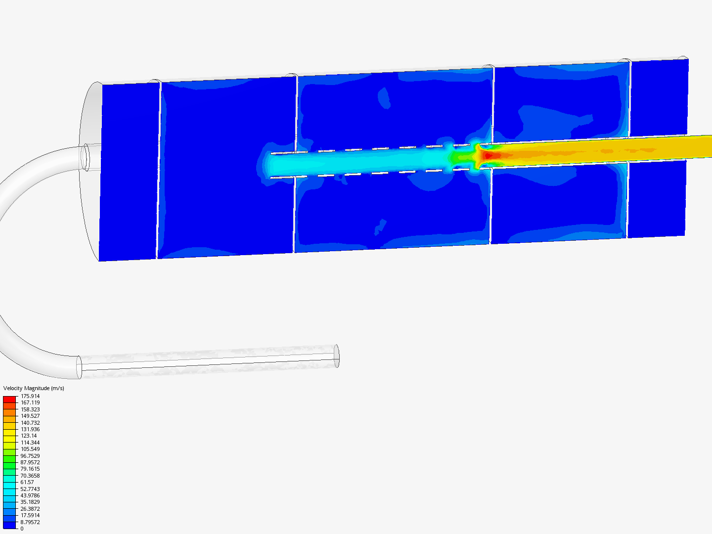 Final Muffler CFD image