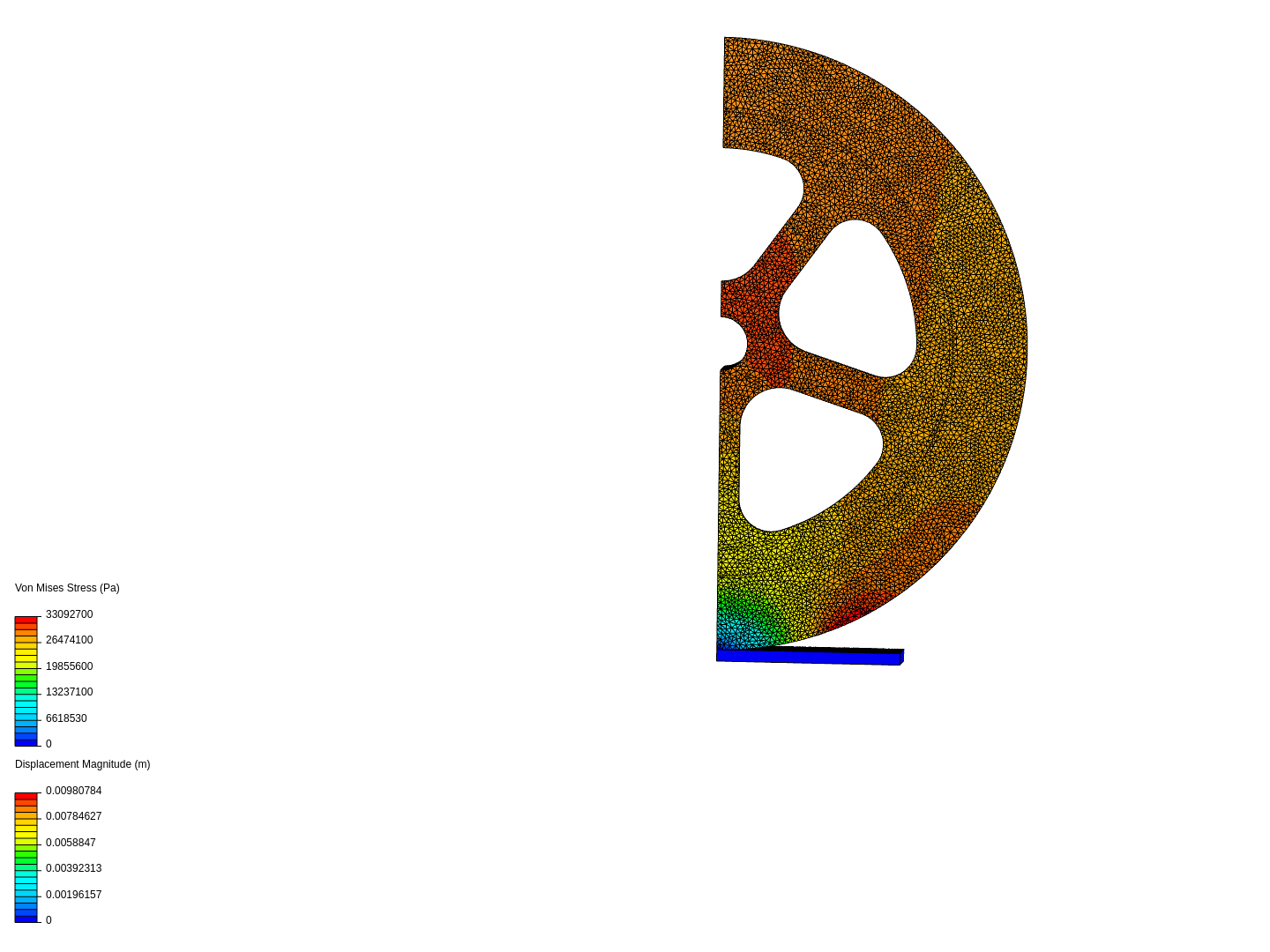 Tutorial: Nonlinear Analysis of a Wheel image