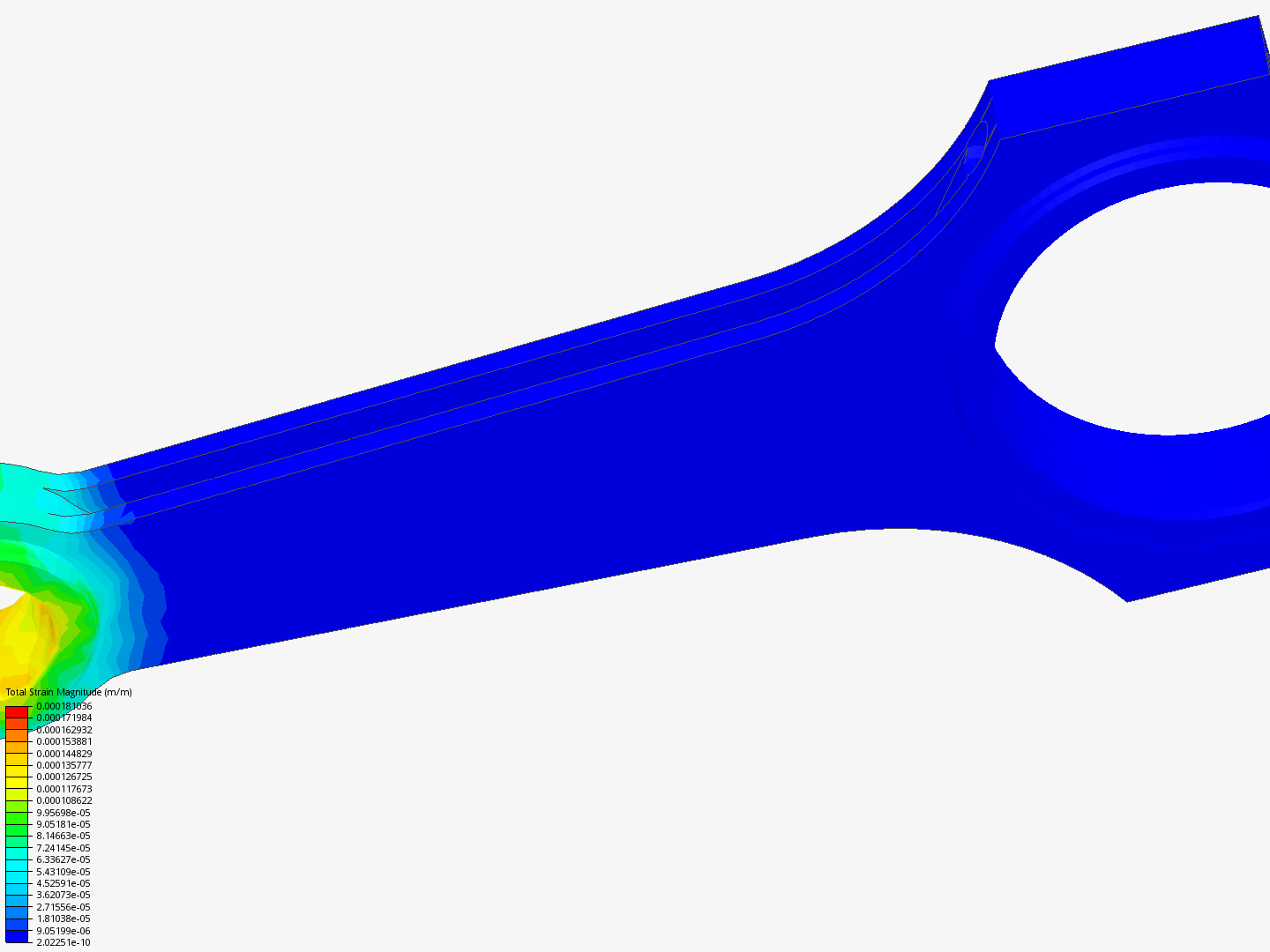 Tutorial 1: Connecting rod stress analysis image