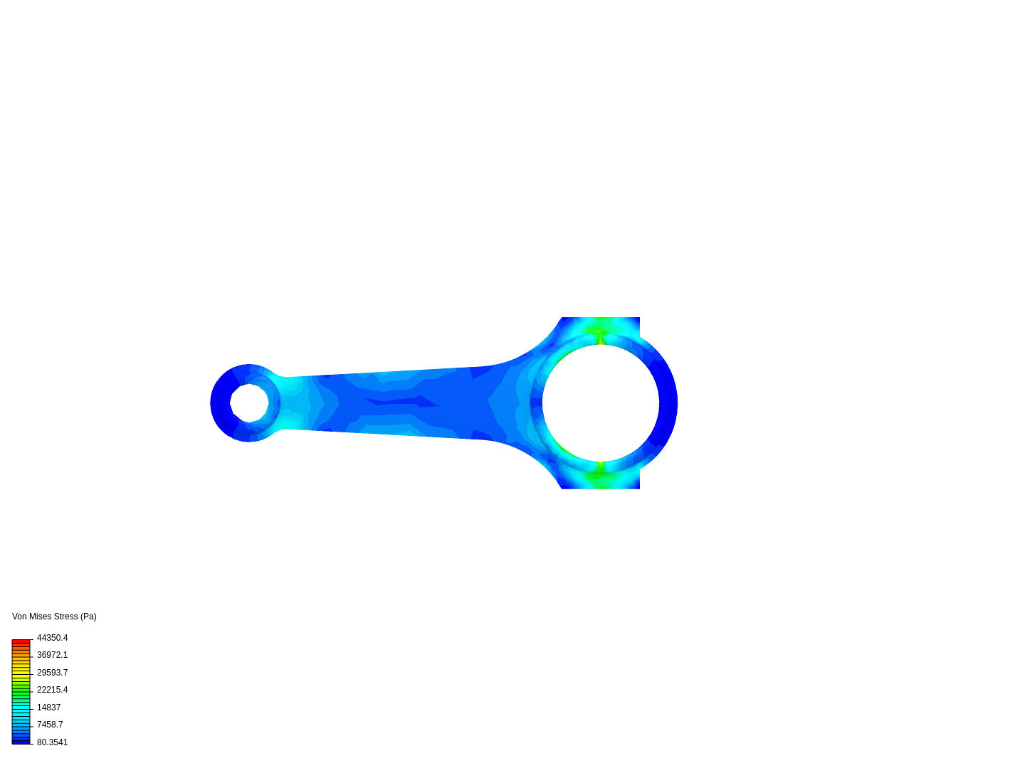 Tutorial 1: Connecting rod stress analysis image