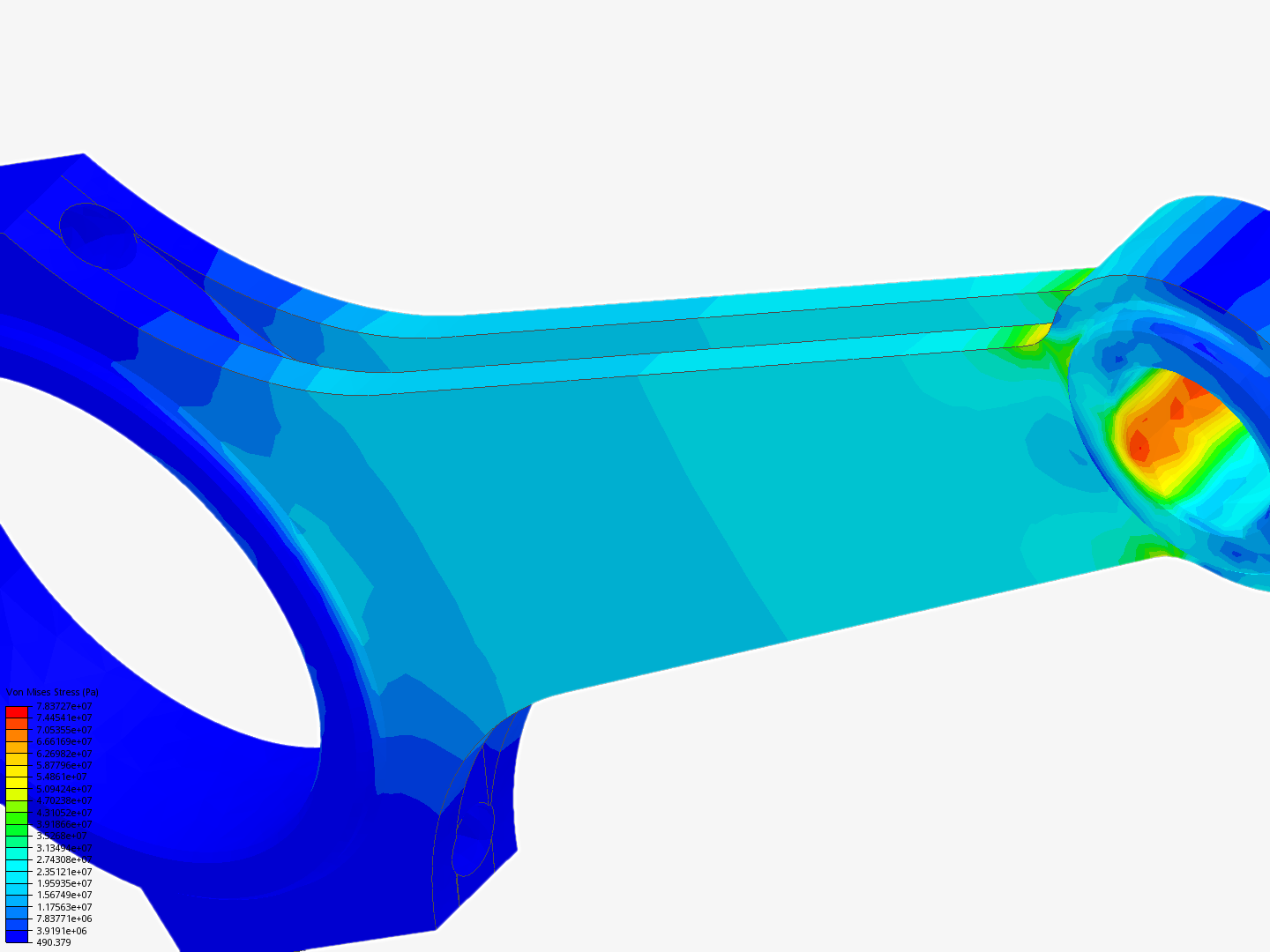 Tutorial 1: Connecting rod stress analysis image