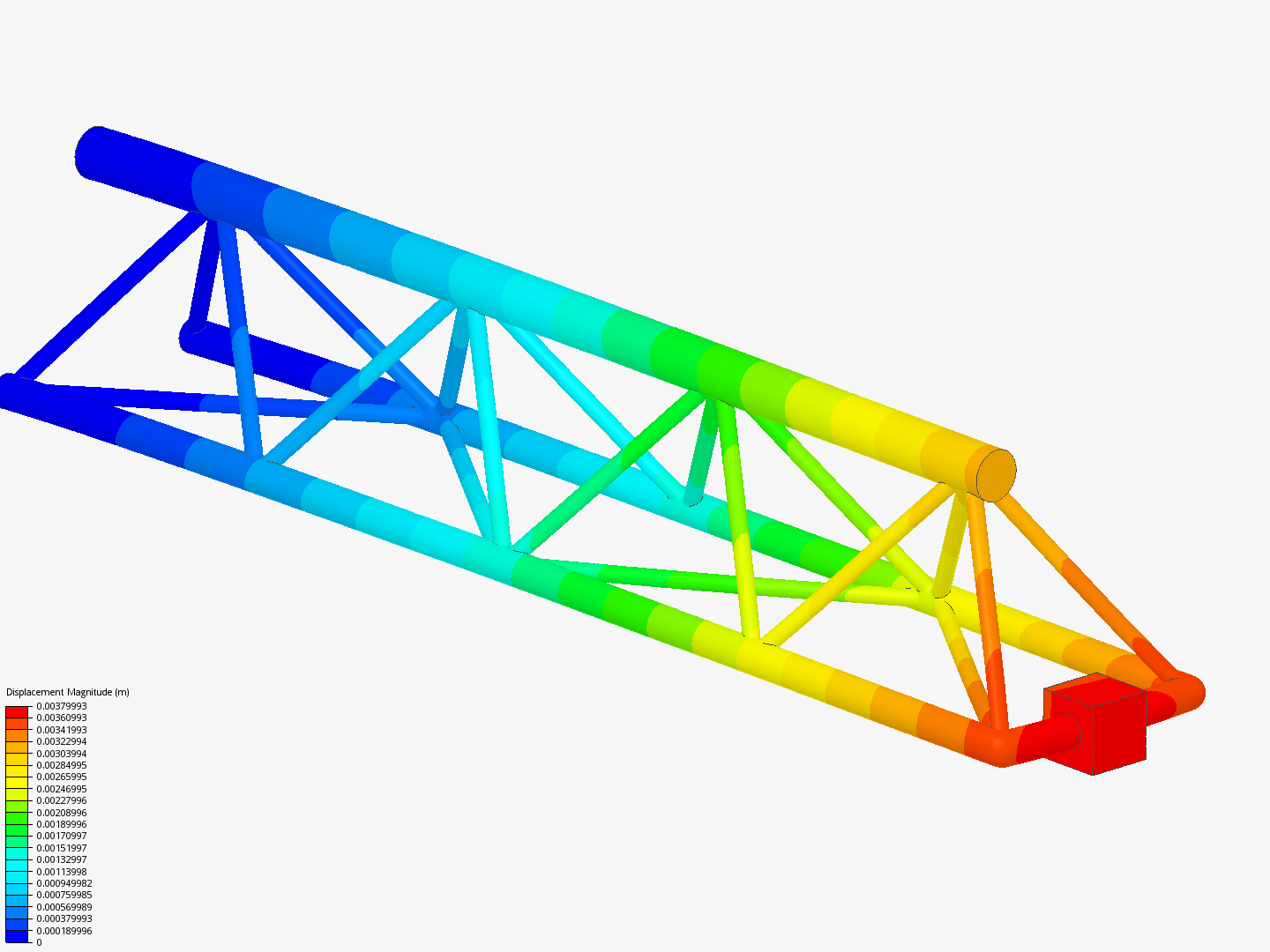 Tutorial - Linear static analysis of a crane image