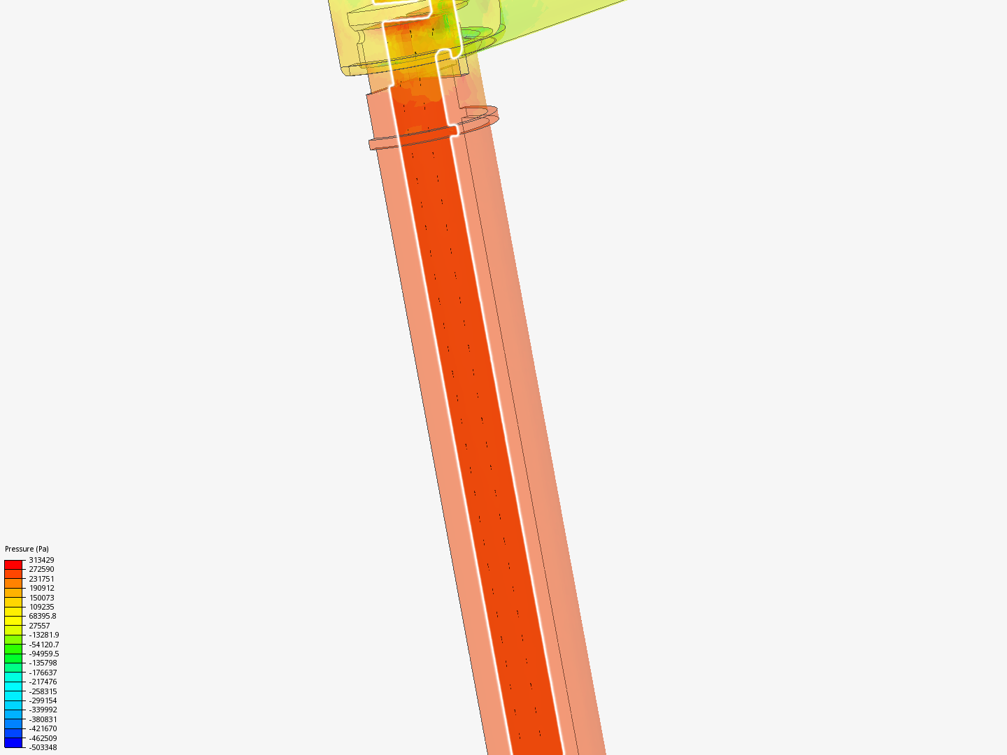 Tutorial: Fluid Flow Through a Valve image