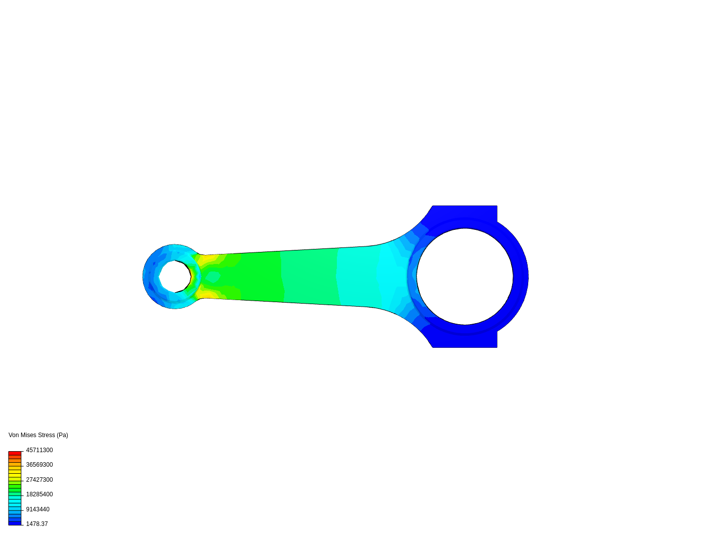 Tutorial 1: Connecting rod stress analysis image