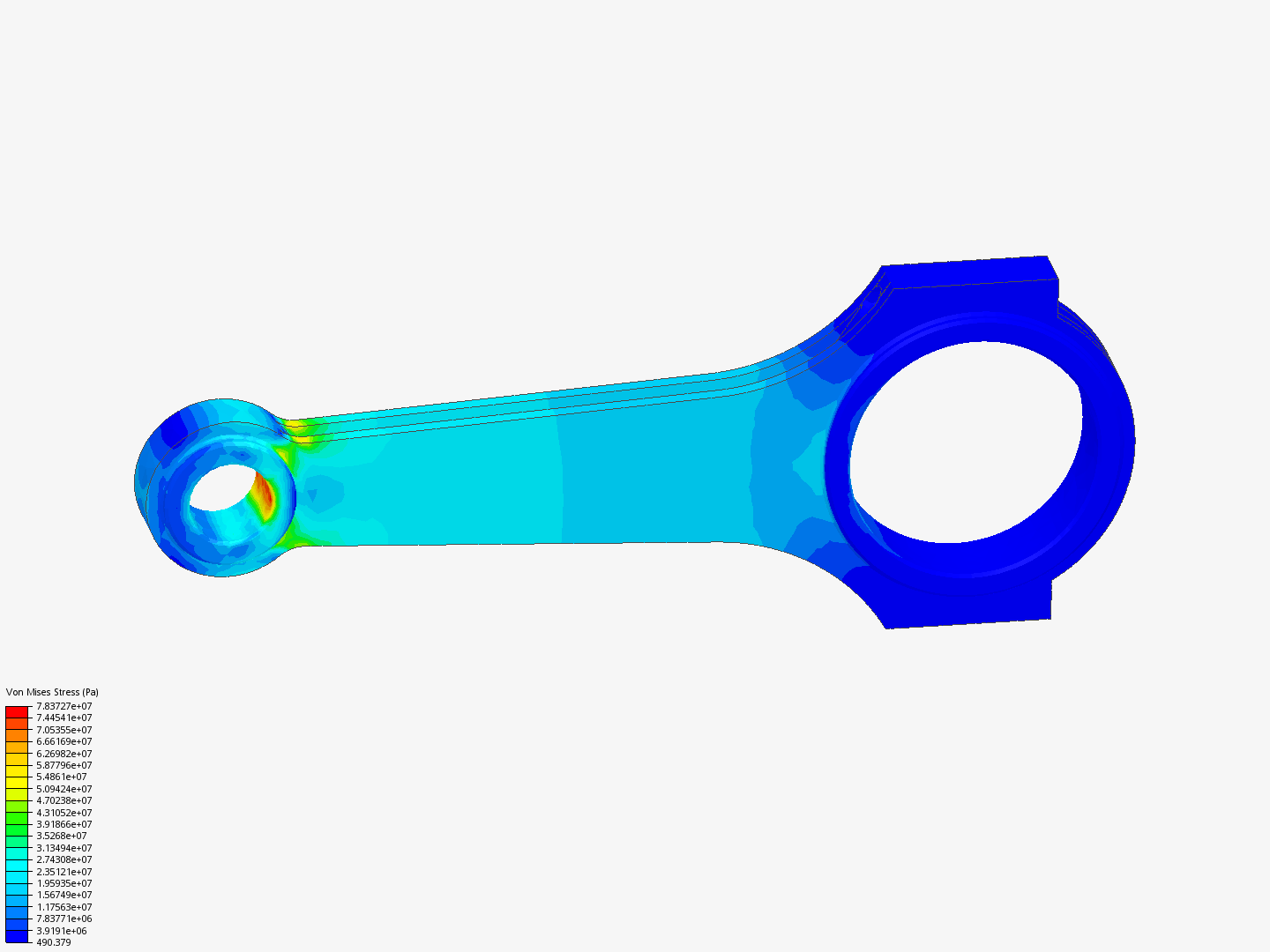 Tutorial 1: Connecting rod stress analysis image