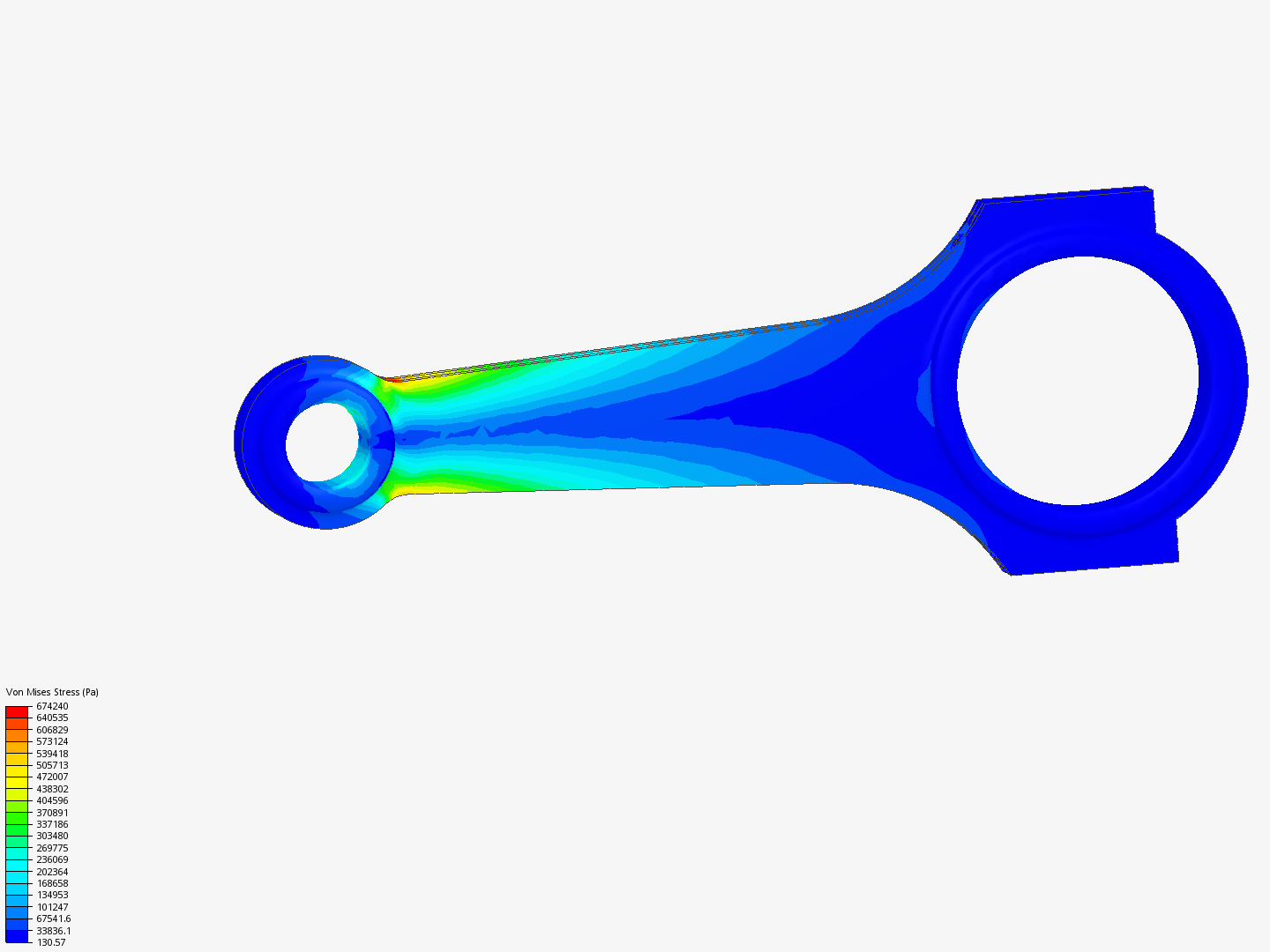 Tutorial 1: Connecting rod stress analysis image