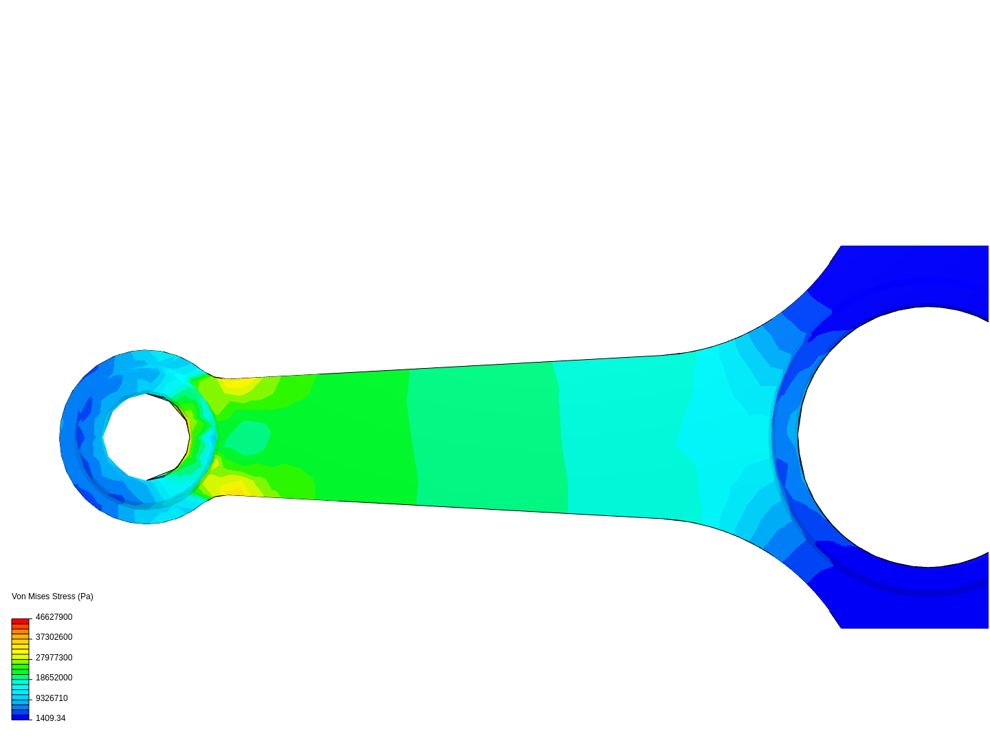 Tutorial 1: Connecting rod stress analysis image