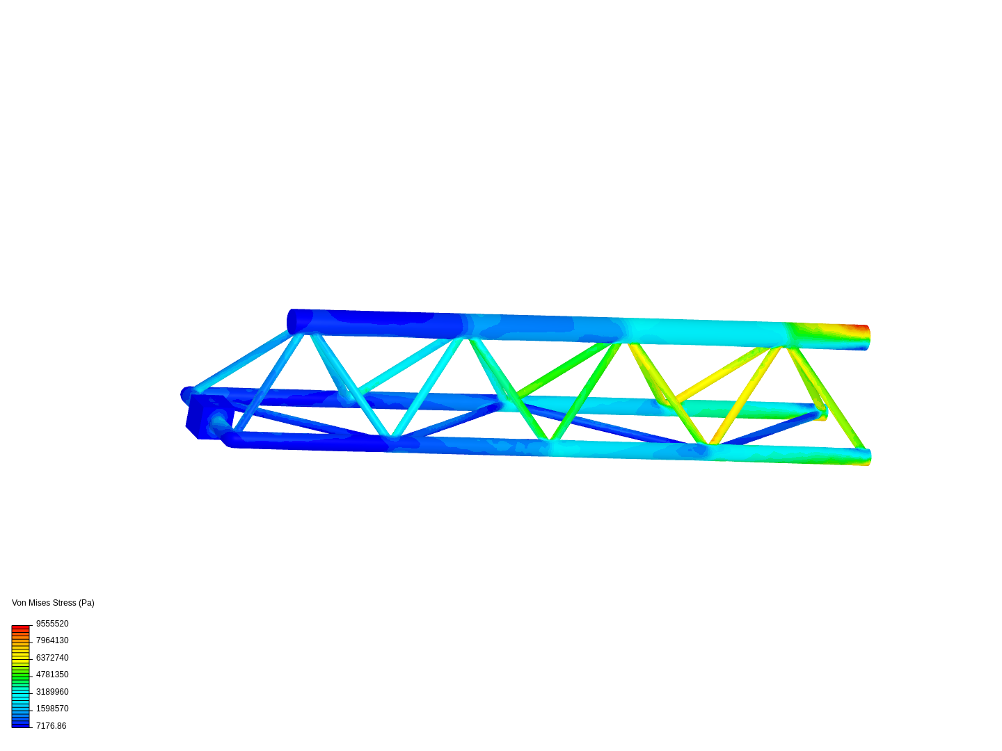 Tutorial - Linear static analysis of a crane image