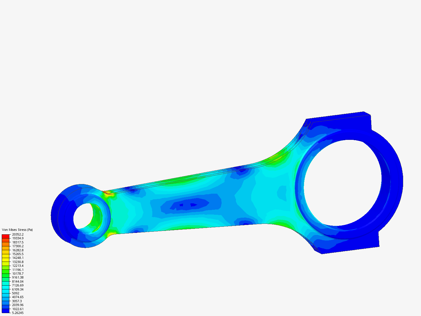 Tutorial 1: Connecting rod stress analysis image