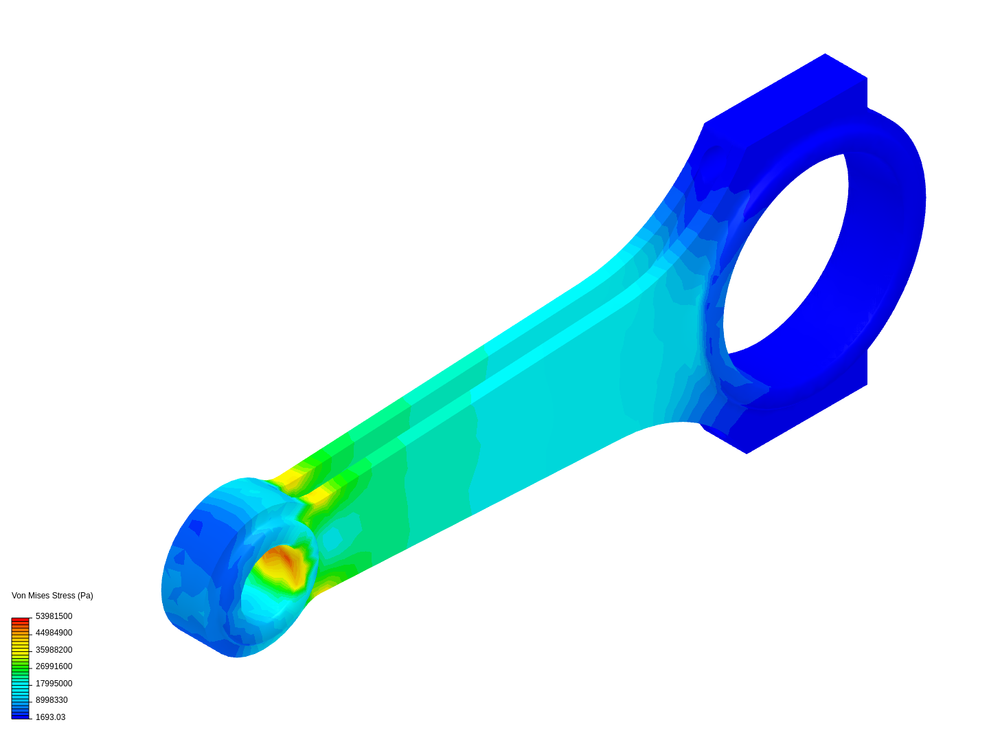 Tutorial 1: Connecting rod stress analysis image