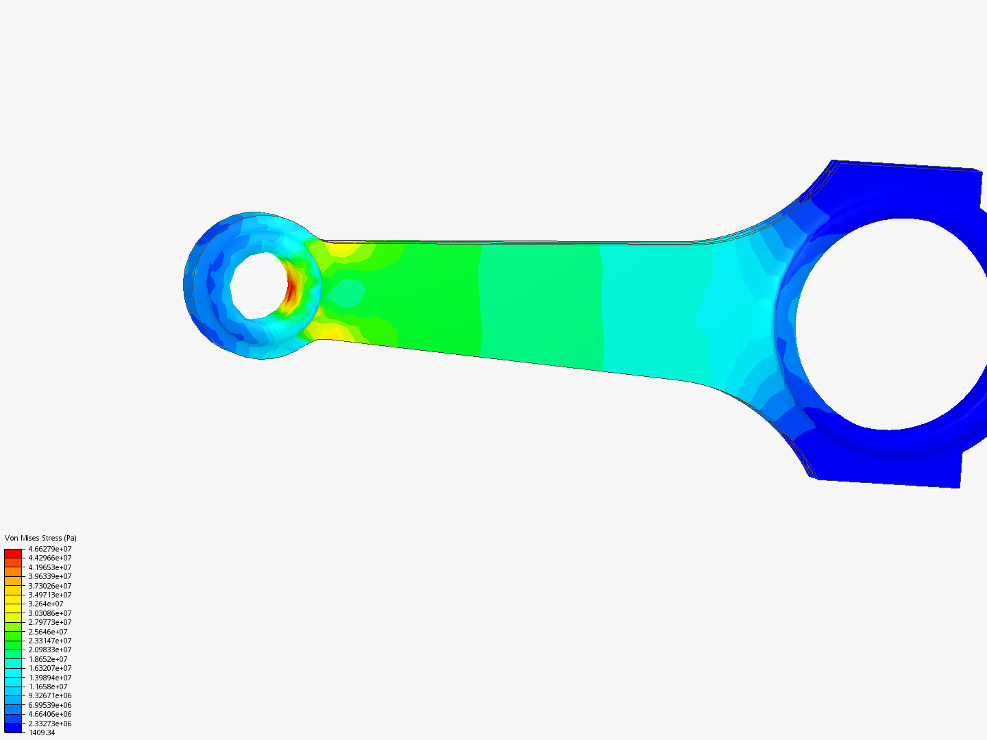 Tutorial 1: Connecting rod stress analysis image