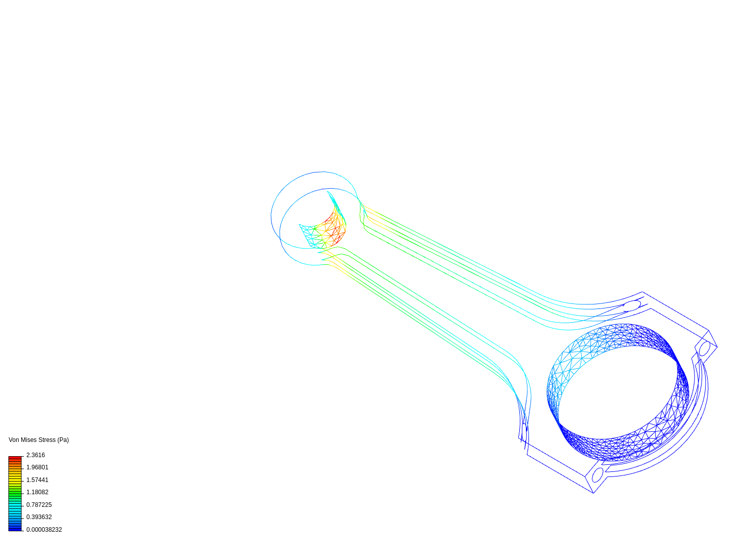 Tutorial 1: Connecting rod stress analysis image