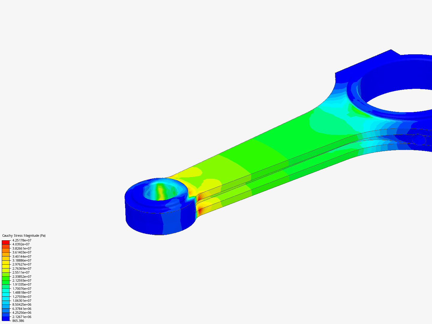 Tutorial 1: Connecting rod stress analysis image